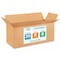 Idl Packaging 20 in x 8 in x 8 in Shipping Box, Kraft, Corrugate, Single Wall, 200#, 25 PK B-2088-25 - alternate 1